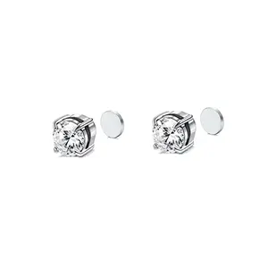 Stainless Steel Magnetic Stud Earrings: Non-Piercing Clip-ons for Men & Women
