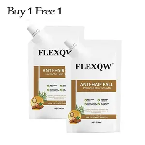 Buy One Get One Hair Loss Prevention Shampoo, Anti Dandruff Shampoo, Oil Control Dandruff Relief, Ginseng Ginger Formula, Jojoba Oat Recipe, Hair Care Products, 300ML