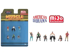 Muscle Mechanics Figure Set Diecast 1:64 Scale Model - American Diorama AD2417