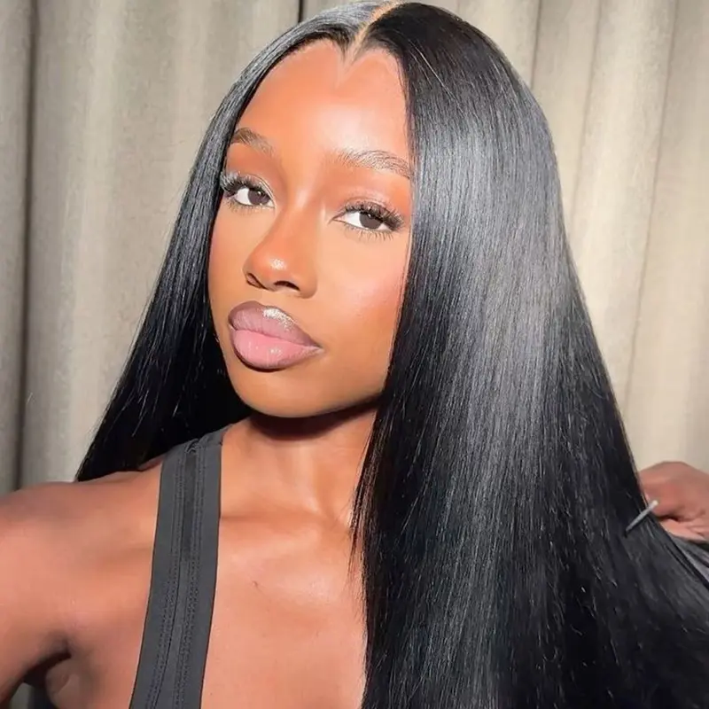 [Widow's Peak ]AliPearl Wigs Straight M-Shaped Hairline 6x8 & 13x6 Lace Wig with Drawstring Glueless Wig Pre Cut Pre Plucked Human Hair Wig #SummerFinds