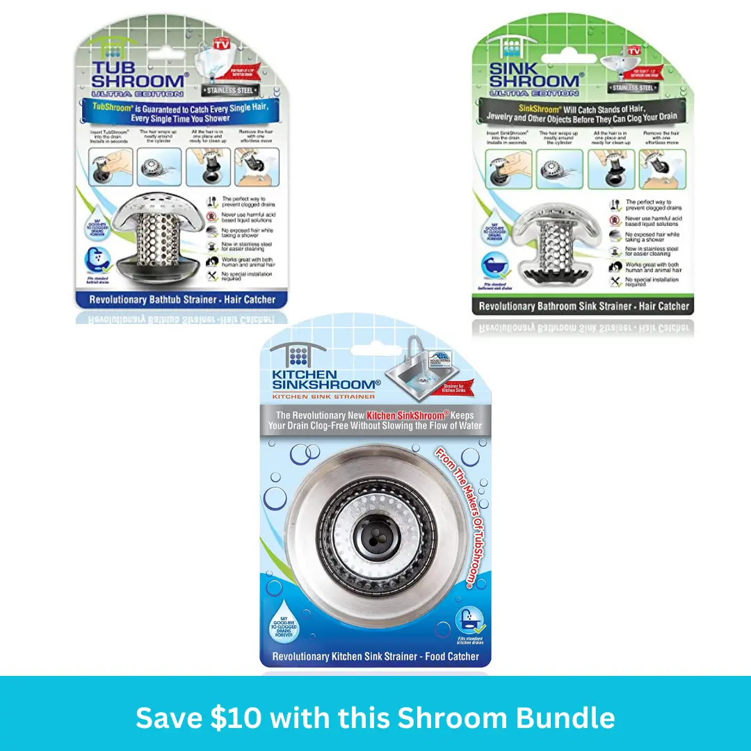 TubShroom Ultra + SinkShroom + Kitchen SinkShroom