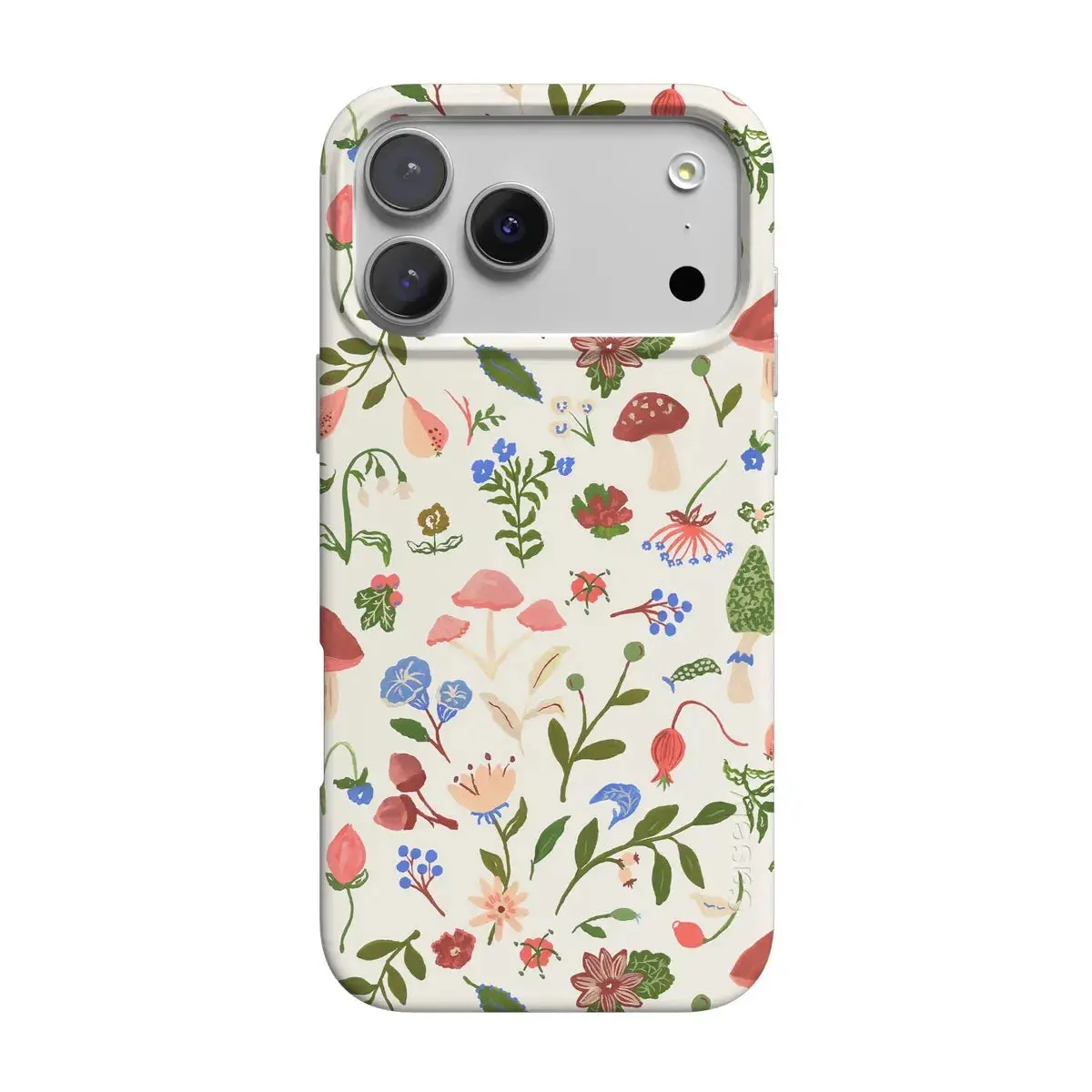 Casely iPhone 17 Pro Max Case | Garden Party | Mushroom Floral | Compatible with MagSafe | Classic Ultra Thin Design