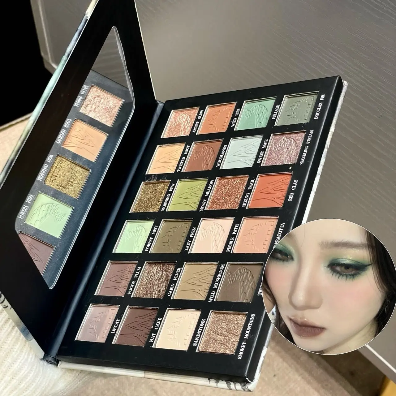HERORANGE 24-Shade Matte Face Palette Long-Wearing & Water-Resistant A palette with eyeshadows, blush, and highlighter, easy to blend for natural matte makeup looks, Makeup Beauty Cosmetics