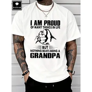 Proud Of Many Things In LifeNothing Being A Grandpa Monogrammed T-Shirt 100% Heavy Cotton T Shirt SpringStatements