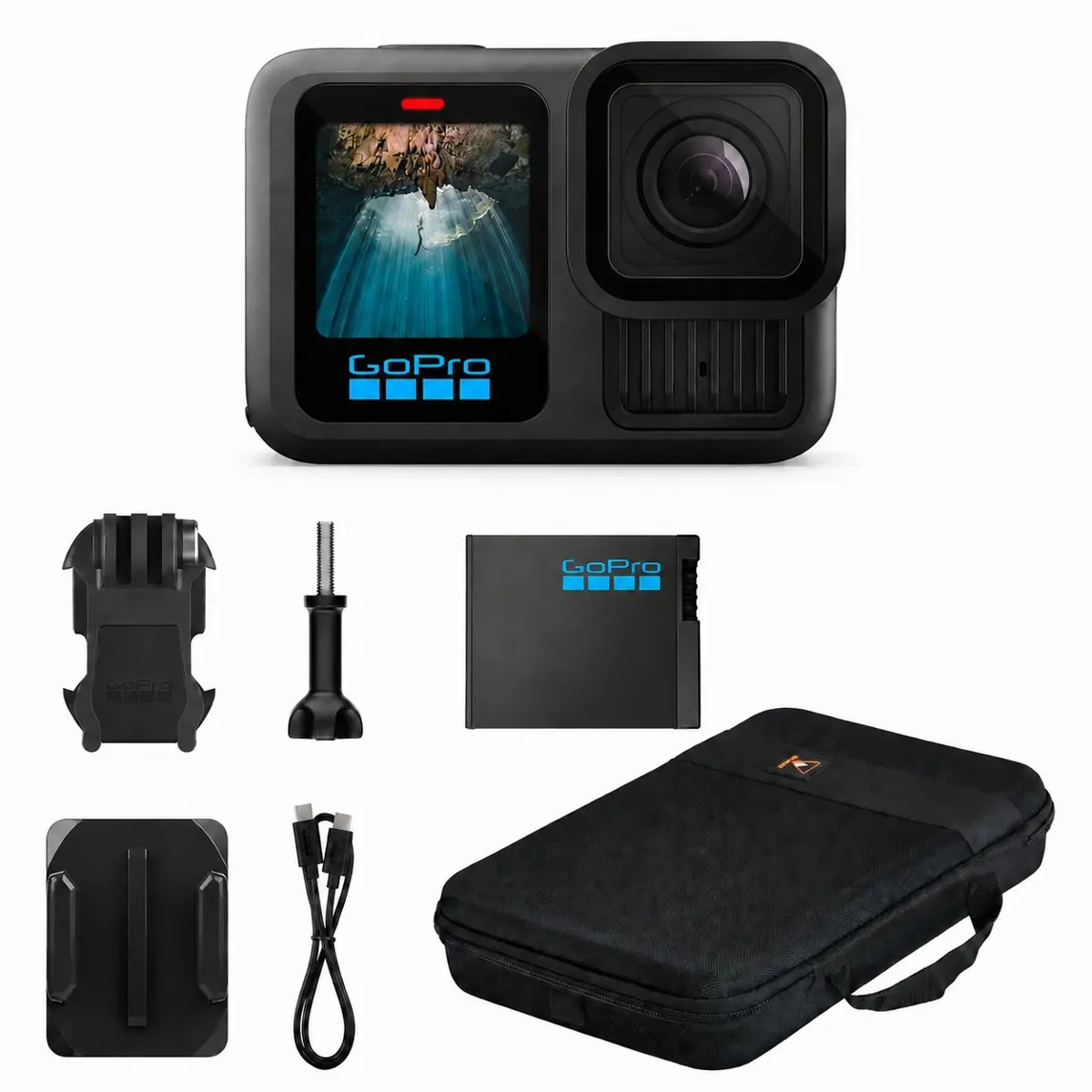 GoPro HERO13 Black Camera, Bundle EVA Case