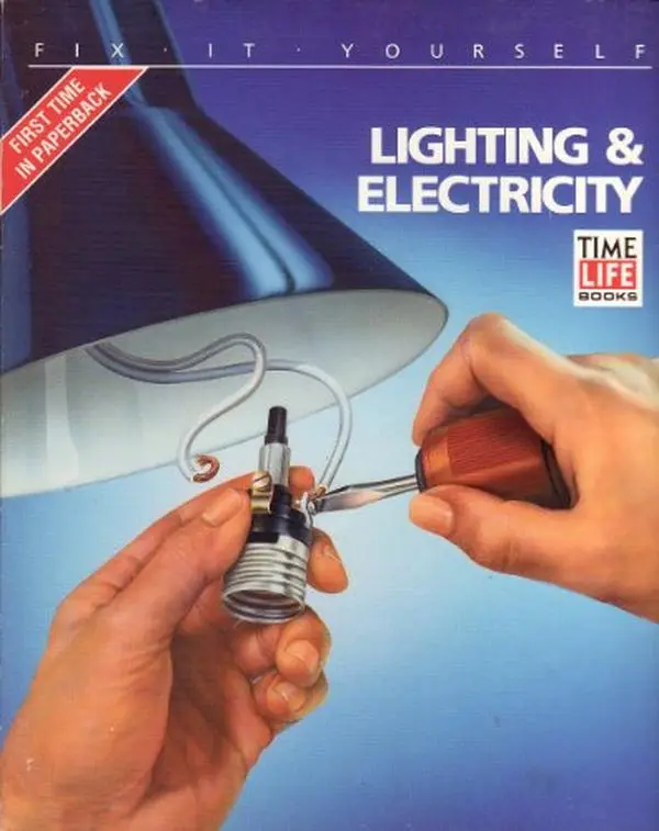 Used Time-Life Books Paperback - Lighting & Electricity Repair Guide Tutorial for Adults, English Text, Book Format