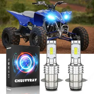 2x 8000K LED Headlights Lamp For Yamaha YFZ450 YFZ 450 2004 2005 2006 2007 2008 2009 2010 2011 2012 2013 2014 2015 2016 2017 2018