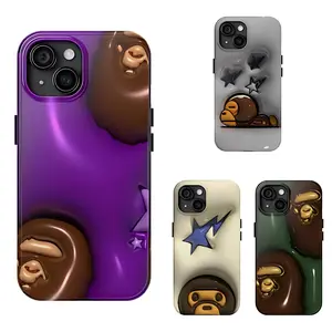 Bape Milo  Combo Phone Case, For iPhone 16 15 14 13 12 11 for iPhone 17/16/15/14/13/12/11 Pro Max/Plusand Samsung Galaxy S23-25