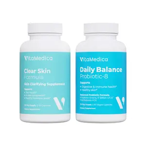 Clear Skin Formula Acne Nutraceutical + Probiotics Skincare Bundle