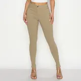 Lily - Lover Brand Women's High Waisted Plain Denim Bottoms - Super Stretchy Colored Skinny Jeans with Pockets, Cotton-Spandex-Polyester Fabric, Belt for Back to School Shopping & Plussize Wear