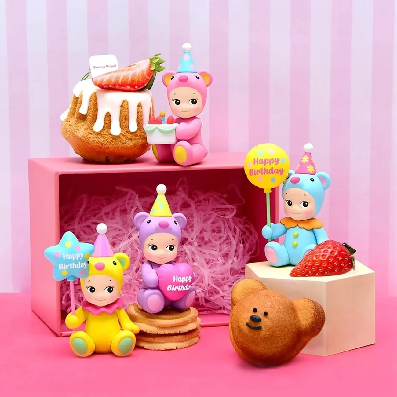 Sonny Angel Bear Series, Birthday Gift Mini Figure Blind Box, Cute Figure, Bear Theme Toy, Birthday Party Gift, Cute Gift
