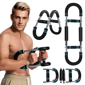 HXD-ERGO Adjustable Forearm Strengthener Arm Twister Exerciser for Home Gym Fitness Equipment Portable Detachable Machine Hand Strengthener