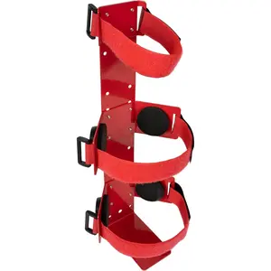 B1-R - Fire Extinguisher Mounting Bracket Heavy Duty Wall Mount Bracket for 2.5 lb & 5 lb Fire Extinguishers - Mount in Your Office, Warehouse, Car, Boat or Off-Road Vehicle - Fits Most Popular Brands