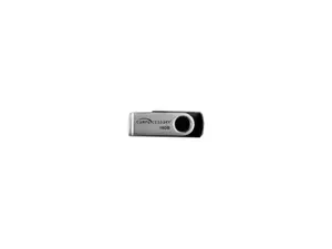 Compucessory 16GB Password Protected USB Flash Drive, Black / Aluminum 26467