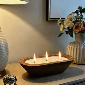 New Boat-Shaped Wooden Scented Candle, Perfect for Party Gifts, Vacation Decor, Home Lighting, Romantic Bedroom Accessories, Ideal for Holidays and Celebrations