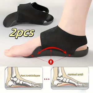 Arch Support Insoles with Ankle Sleeves for Walking Running All Day Comfort Shock Absorbing Footbed