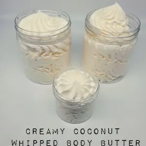 Creamy coconut whipped body butter Hydrating