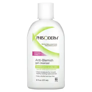 pHisoderm Anti-Blemish Gel Cleanser, 6 fl oz (177 ml) | HSA/FSA Eligible