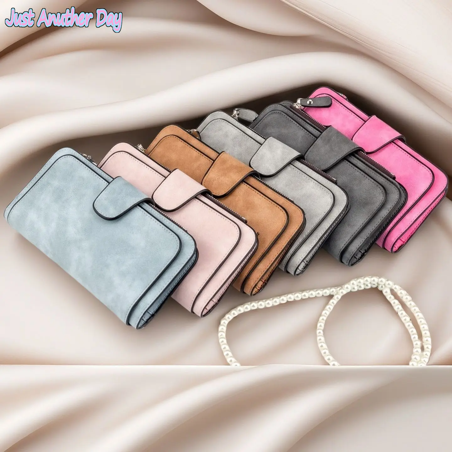 Women's High-End Long Wallet - Trendy Minimalist Purse, Clasp Coin Purse, Multi-Card Slot, Phone Bag, Clutch Card Holder for Sports, Camping & Hiking