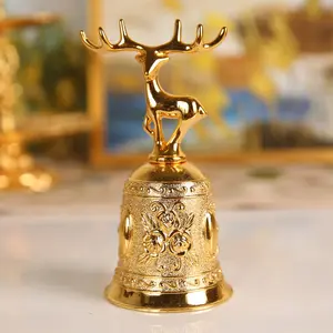 Deer bell rose hand ring bell new hand ring bell bar restaurant bar bell open meal bell table bell