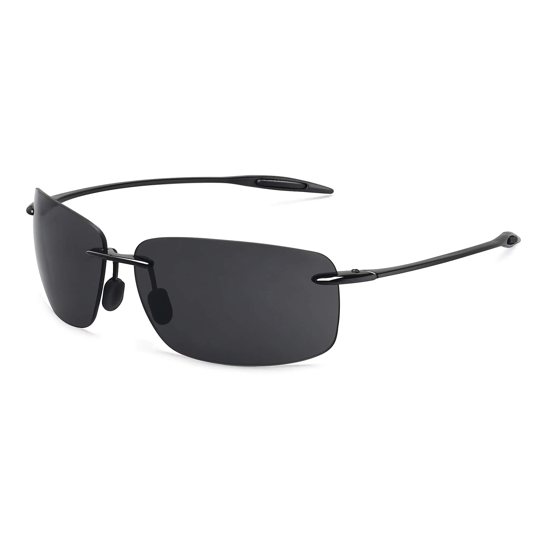 Men's Polarized Rimless Sun Shades - TR90 Frame, UV Protection, for Outdoor Running & Fishing, Adult Fashion Eyewear Accessories, Rimless Outdoor Shades, Men's Accessories For Adults, Unisex Fishing Shades, Polycarbonate