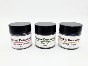 Natural Deodorant Sample Pack – 3 Scents