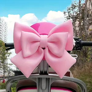 Car Bow Decorations, External Trunk Sticker, Helmet Modification Accessory, Butterfly Motorcycle Helmet Part, 1 Piece, Vehicle Exterior Decoration, Car Stickers