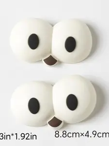 Cute 3D Eye Shoe Decorations for Boys and Girls, Fun Sandal Slippers Accessories 8cm/3.14inch, Perfect Gift for Kids