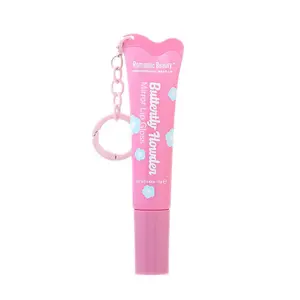 Mirror Gloss Lipstick with Pendant Chain, Moisturizing Plump Lips Liquid Lipstick, Essential Gift for Women, Birthday & Daily Use