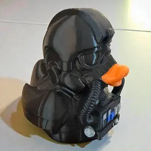 Tie Pilot Duck Collectible Plastic Figurine for Car Dashboards