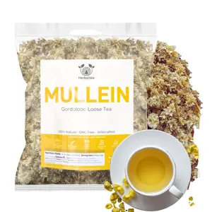 Herbalista - Mullein Flowers & Petals Tea 4 oz (114g) - Verbascum Thapsus - Gordolobo Herbal Tea Yellow Petals | 100% Natural Loose Leaf Tea | Handcrafted by Nature for Freshness