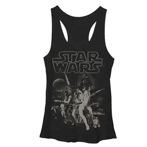 Women's Star Wars Classic Poster Racerback Tank Top