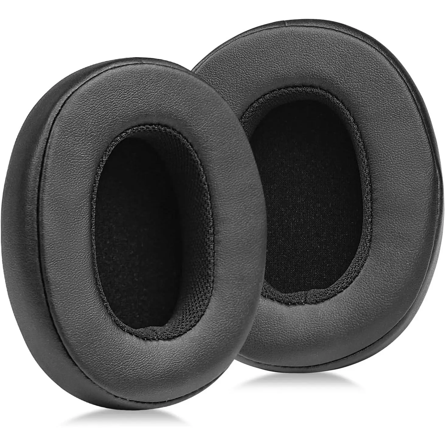 Ear Pads Cushion, Replacement Protein Leather Earpads for Skull candy Crusher Wireless Crusher Evo ANC HESH 3.0 Over-Ear Headphones(Black)
