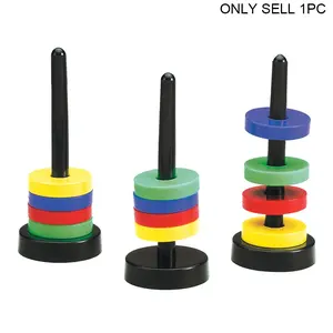 1 Count Kids Magnetic Color Sorting Stacking Toy, Magnetic Ring Stacker Game, Fun Early Learning Magnet Exploration & Color Recognition Activity for Toddlers & Sensory Play