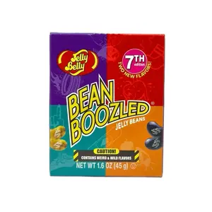 Jelly Belly Bean Boozled 7th Edition 1.6 oz (45 g) - 20 Flavors Including Wet Dog & Top Banana, Strawberry Banana Smoothie, and More Snack Candy Fruit Flavored Bonbon