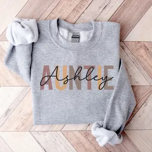 Personalized Aunt Sweatshirt, Gift For Aunt, Personalized Auntie Sweatshirt, Aunts Birthday Gift, Mothers Day Gift, Limited Edition Collections