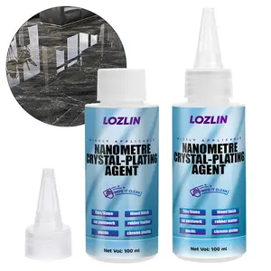 LOZLIN Nano Crystal Plating Agent - Marble & Quartz Stone Polish Fast-Drying, Long-Lasting Gloss & Protection For Kitchen Countertops, Bathroom Surfaces & Natural Stone