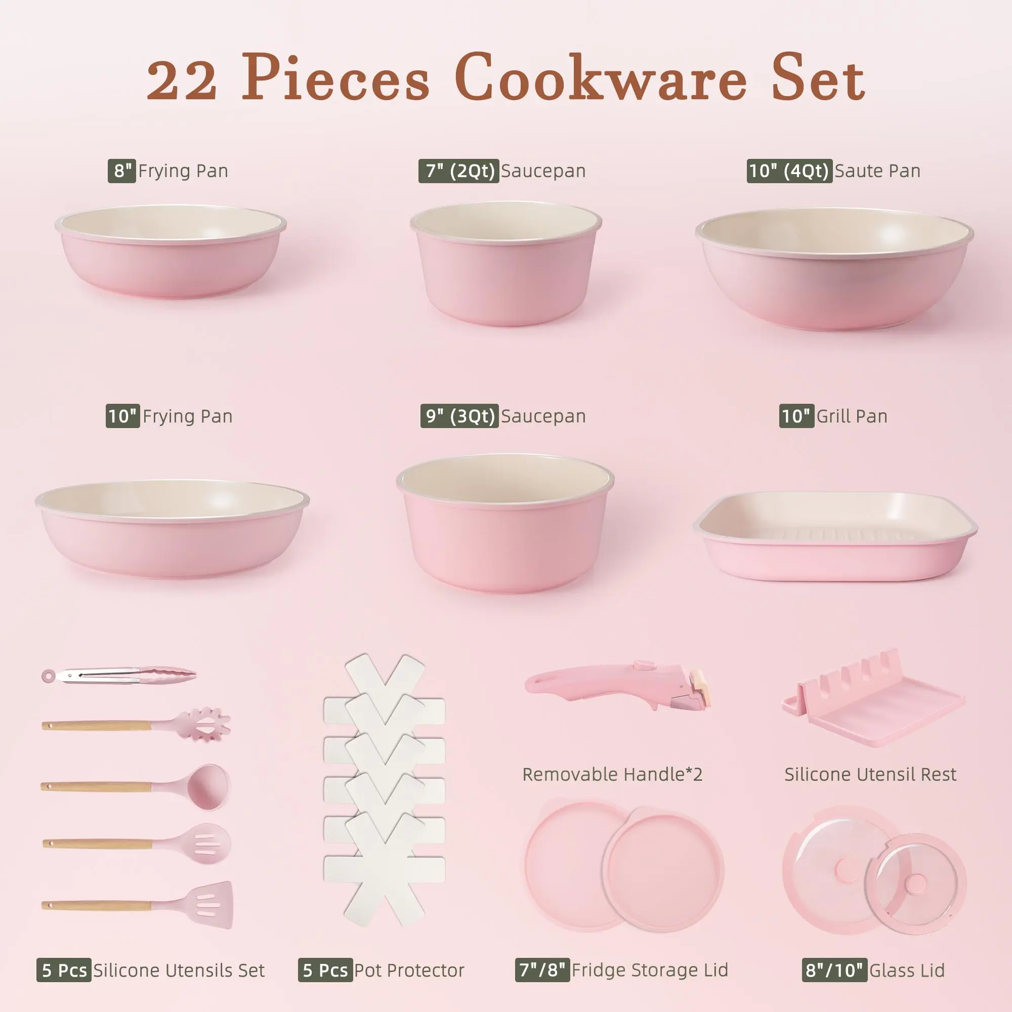 22-Piece pot set