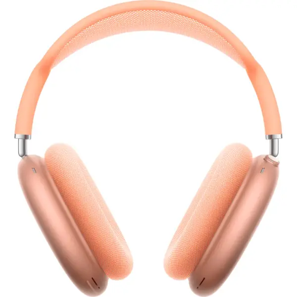 Apple AirPods Max Wireless Headphones - Orange Color, Over-Ear Design, Bluetooth Connectivity, Soft Ear Cushions