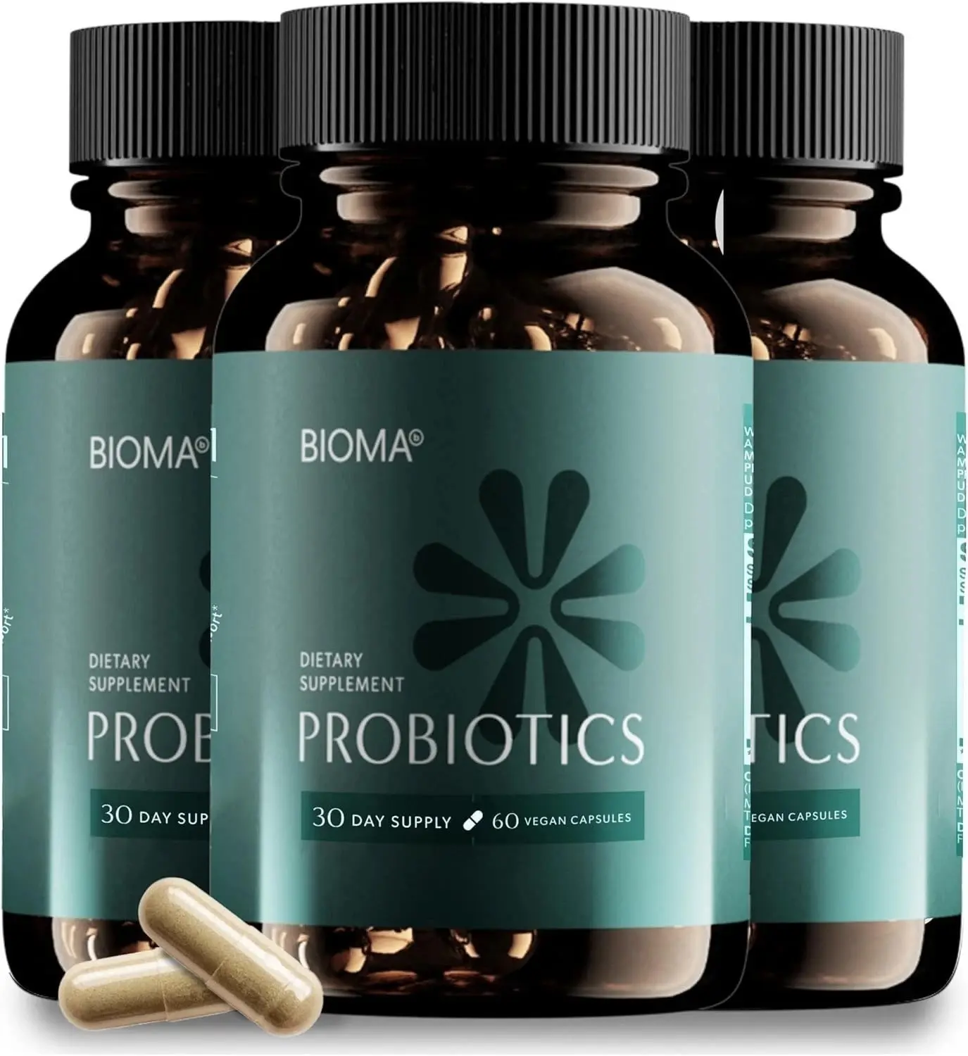 3 Pack BIOMA Probiotics Digestive Health Gut Support for Men & Women