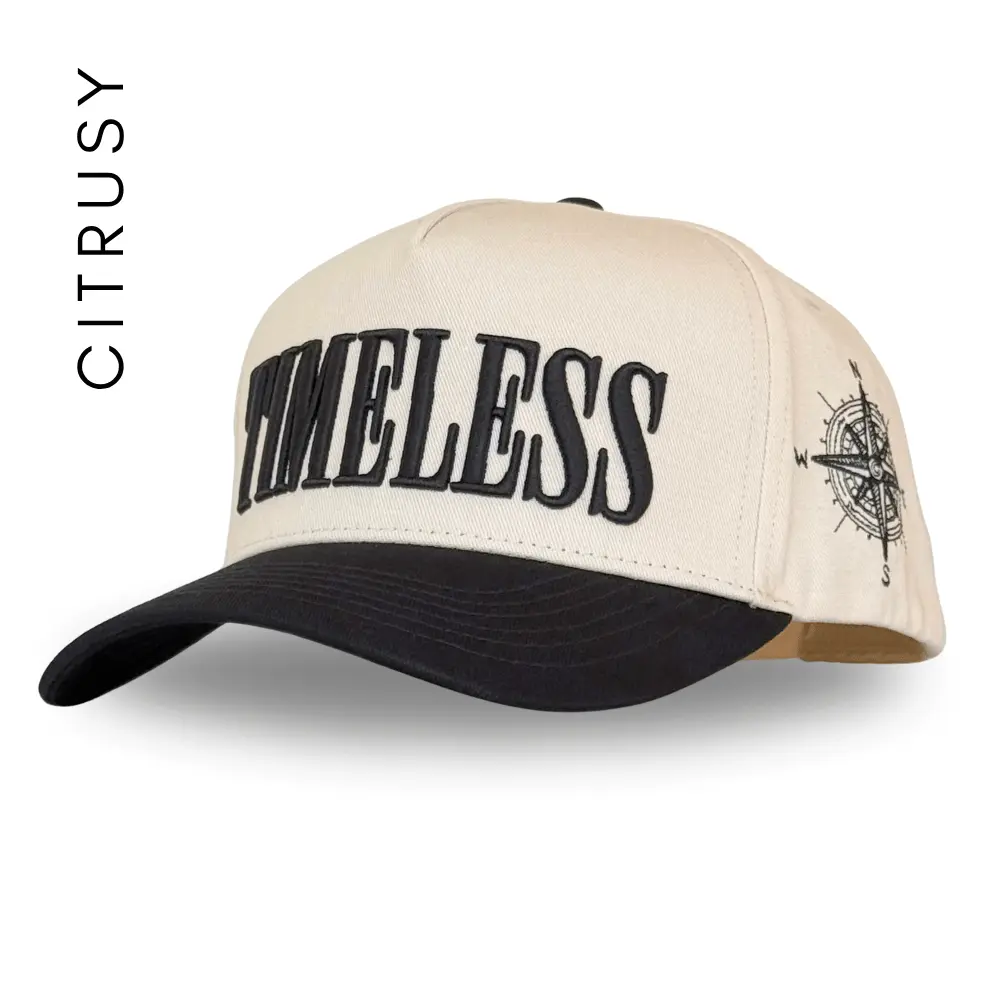 TIMELESS BLACK TRUCKER HAT - CITRUSY