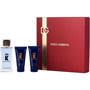 Dolce & Gabbana K Set-Edt Spray 3.3 Oz & Aftershave Balm 1.7 Oz & Shower Gel 1.7 Oz For Men