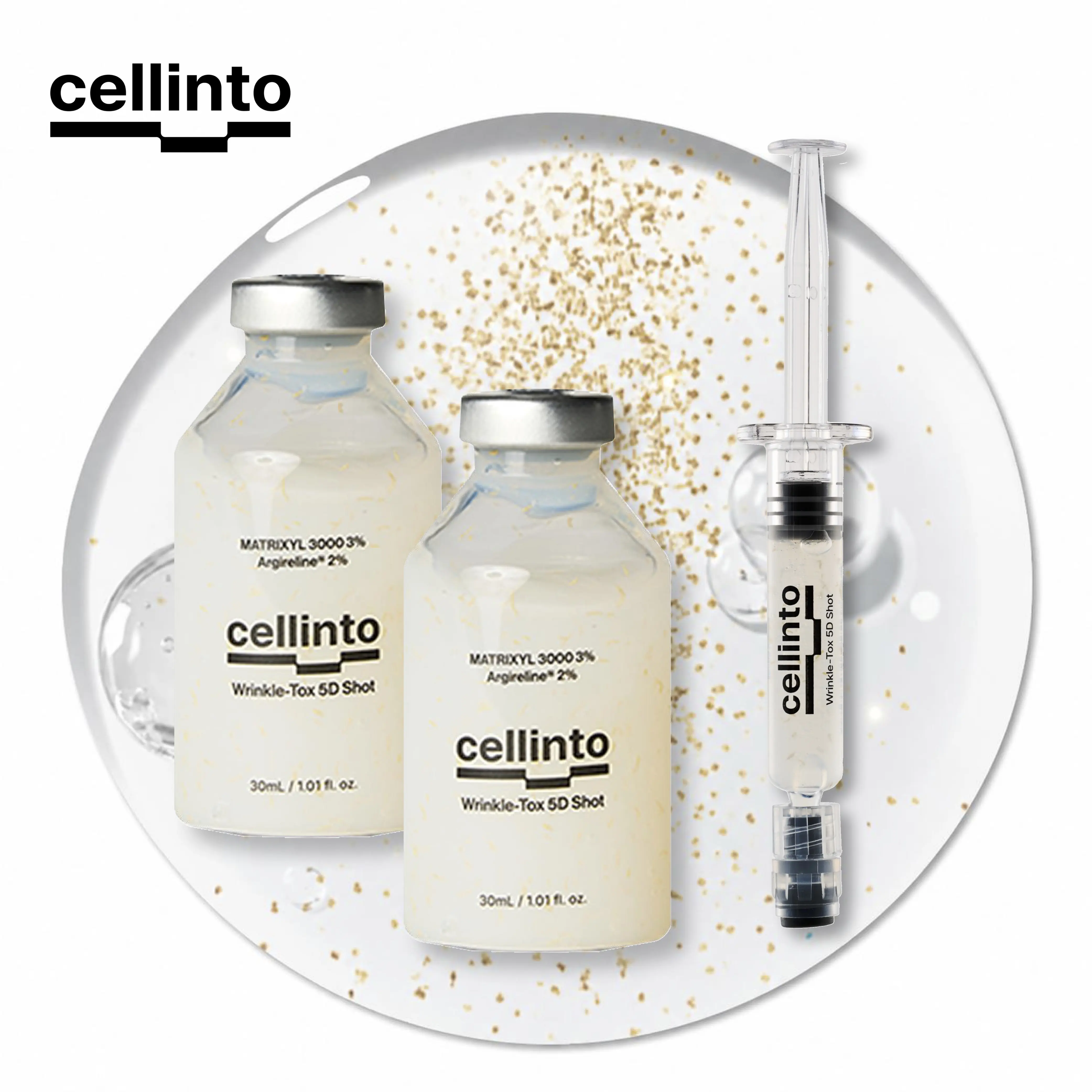 Cellinto AMAVO Ampoule DUO 5-in-1 Peptide Eye Serum – Smoothing & Brightening Care for Fine Lines, Dark Circles & Tired-Looking Eyes– Argireline, Matrixyl & Volufiline,30ml/1.01 fl oz(Specification) backtoschool