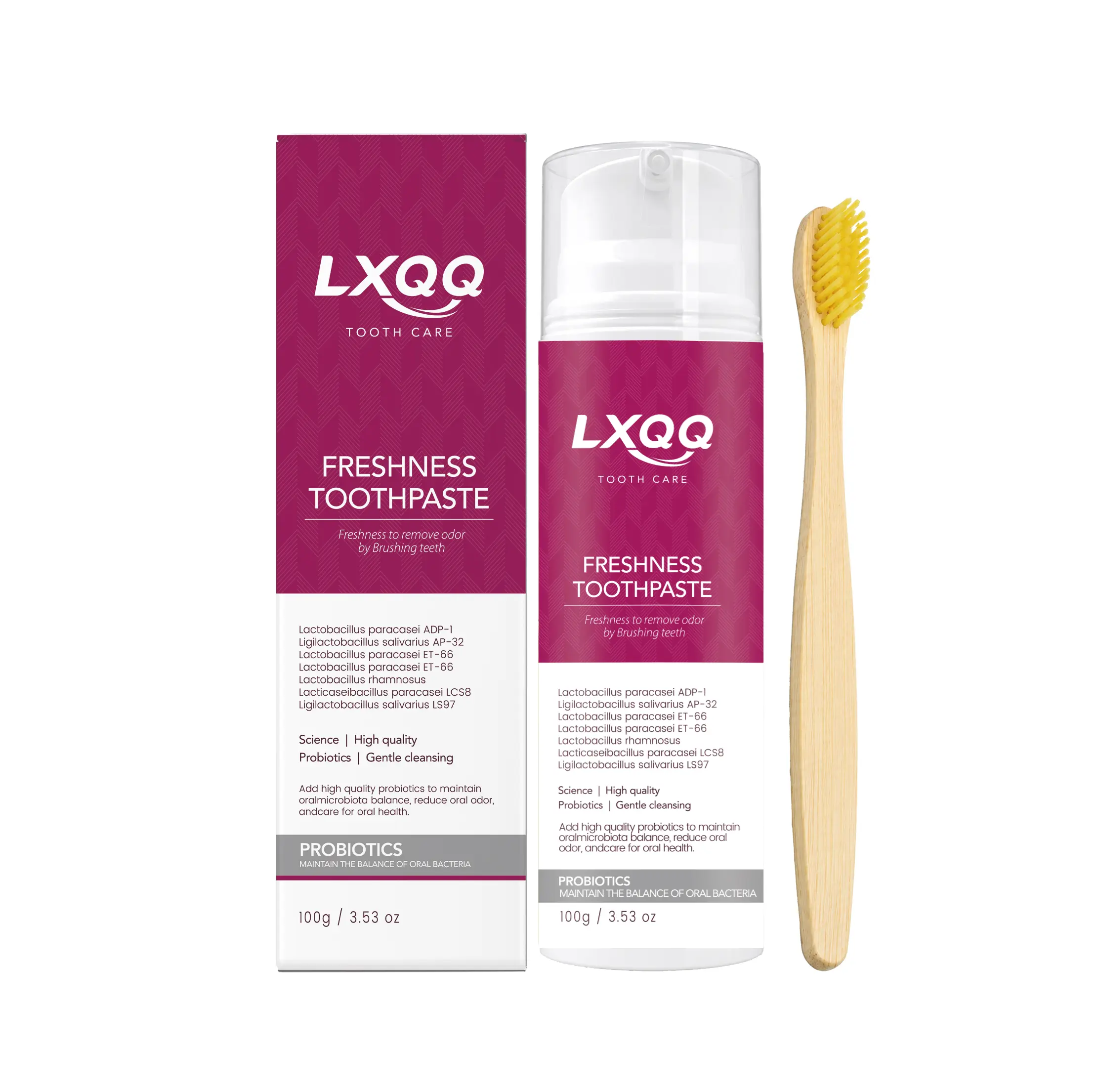 LXQQ Brightening Toothpaste for Stain Removal, Clean Teeth & Fresh Breath