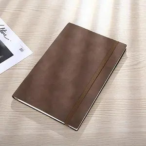 A5 Notebook, Soft Cover Elastic Band Notebook, Diary Notebook, Portable Notebook, Office Stationery & Supplies