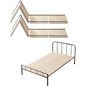 VEVOR Bunkie Board Full Size, 51x 71 Foldable Box Spring, 0.4 Thicker Wooden Bed Boards for Under Mattress, Bed Slats with No Assembly Required, Easy-to-use Bed Support BoardVEVOR Super Brand Day