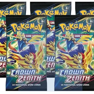 Crown Zenith Booster Packs (10x) LIVE RIP