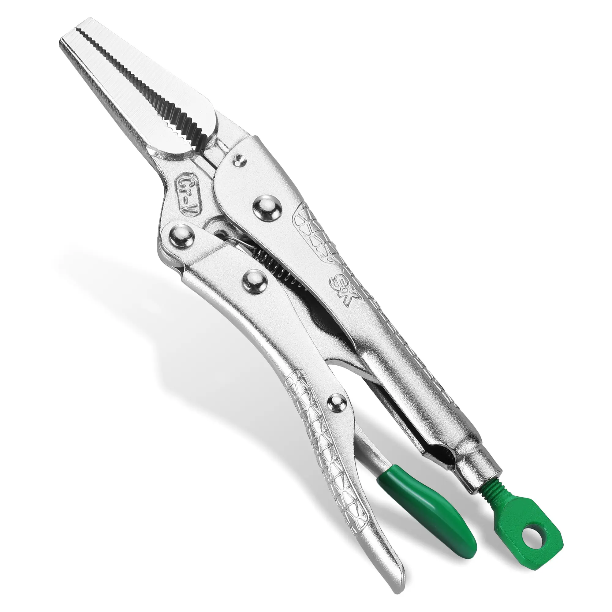 #summersale SK Long Nose Locking Pliers, Premium CR-V Construction, Ergonomic Anti-slip Handle, Ideal for Welding or Assembly
