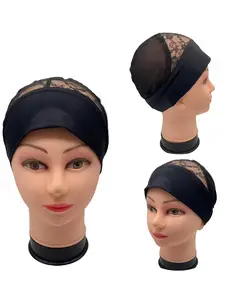 1pcWig Cap for Headband Wig 1 PCS For Edges Wig Net Cap Weaving Caps Headwrap Wigs Caps For Making Wigs With Adjustable Band
