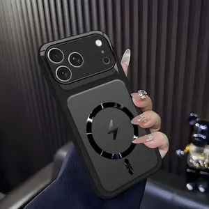 Lightning Bolt Design Gloss MagSafe Compatible Shockproof Protective Cover with Precision Magnet Ring for [iPhone 17 Pro Max] 952